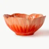 Handgemaakte snackschaaltjes Poppy met structuurpatroon, 2 stuks^Byon Outlet