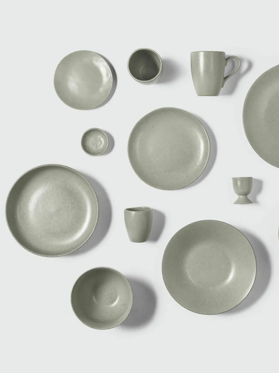 Handgemaakte soepborden Nordic Marsh, 4 stuks^Broste Copenhagen Best