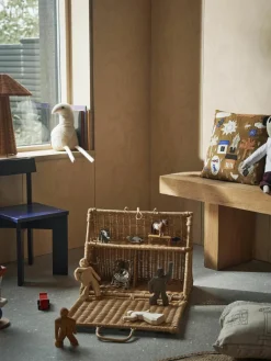 Handgemaakte speelhuis A-house van rotan^ferm LIVING Kids Sale