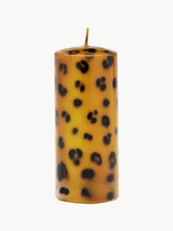 Handgemaakte stompkaars Leopard, H 15 cm^Anna + Nina Outlet