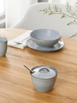 Handgemaakte suikerpot Nordic Sea^Broste Copenhagen Clearance