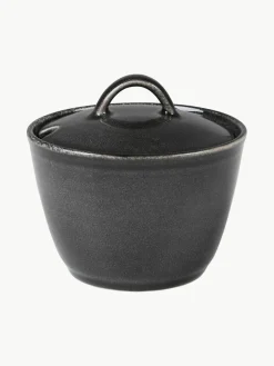 Handgemaakte suikerpot Nordic Coal^Broste Copenhagen New