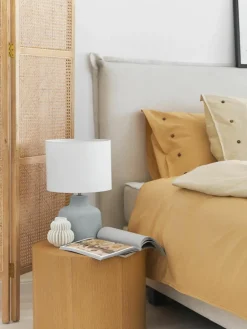 Handgemaakte tafellamp Ike betonnen voet^Westwing Collection Outlet