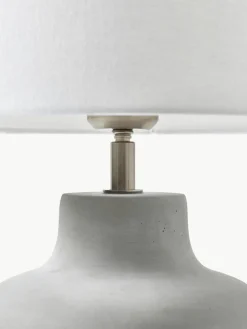 Handgemaakte tafellamp Ike betonnen voet^Westwing Collection Outlet