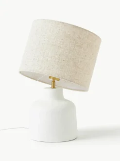 Handgemaakte tafellamp Ike betonnen voet^Westwing Collection Discount