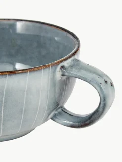 Handgemaakte theekopje Nordic Sea met schoteltje^Broste Copenhagen Hot