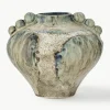 Handgemaakte vaas Cophia van keramiek, H 15 cm^Bloomingville New