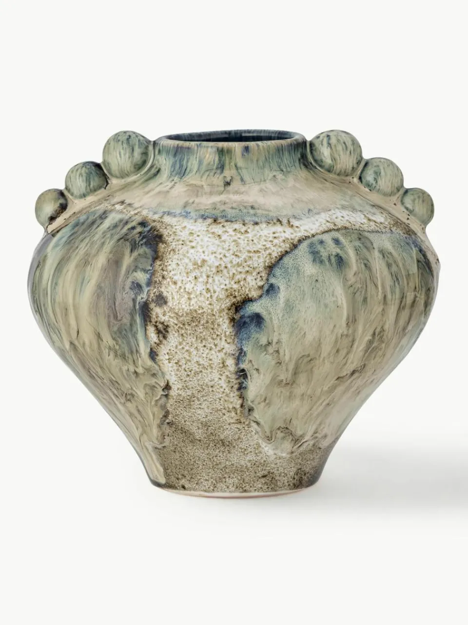 Handgemaakte vaas Cophia van keramiek, H 15 cm^Bloomingville New