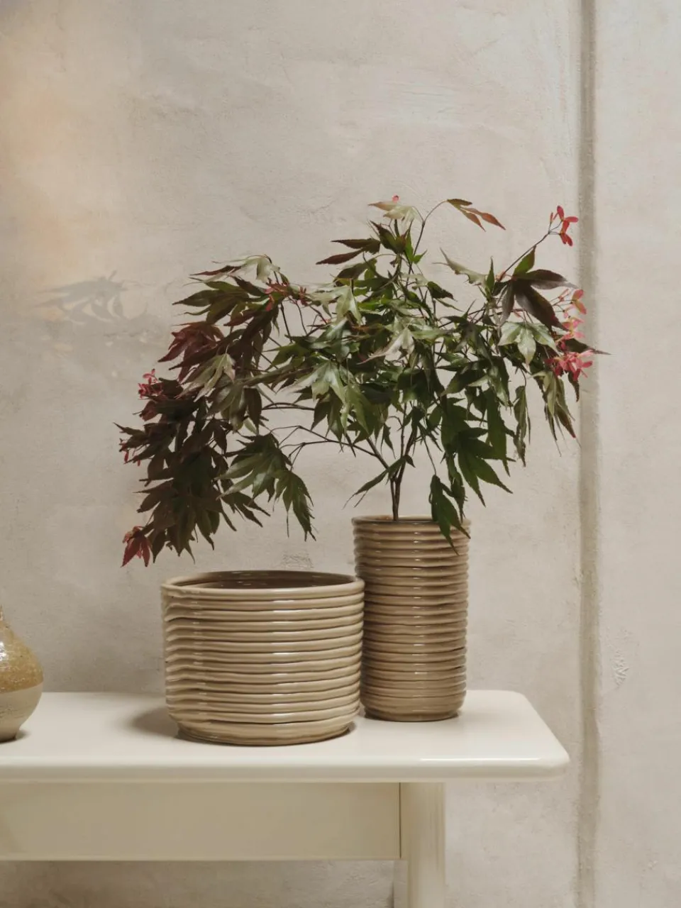 Handgemaakte vaas Corduroy, H 21 cm^ferm LIVING Clearance