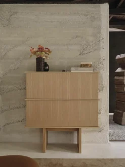 Handgemaakte vaas Corduroy, H 21 cm^ferm LIVING Discount