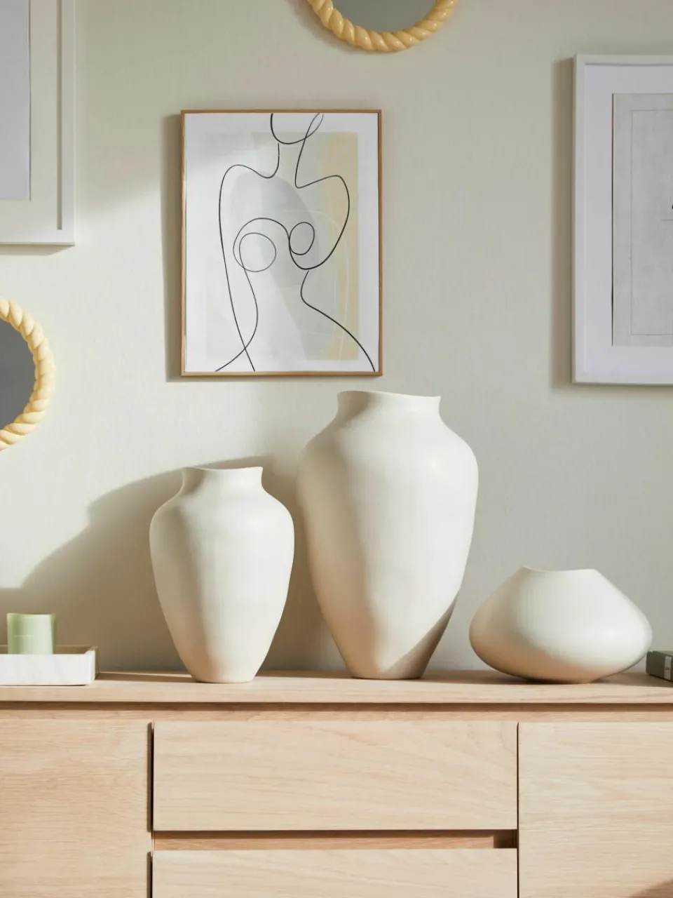 Handgemaakte vaas Latona, H 41 cm^Westwing Collection Sale