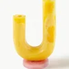 Handgemaakte vaas Mustique met marmerlook, H 20 cm^Jonathan Adler Outlet