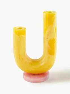 Handgemaakte vaas Mustique met marmerlook, H 20 cm^Jonathan Adler Outlet