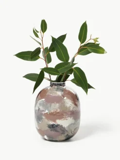 Handgemaakte vaas Thyra uit ijzer, H 31 cm^Broste Copenhagen New