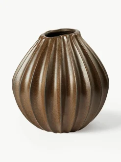 Handgemaakte vaas Wide met reactief glazuur, H 25 cm^Broste Copenhagen Hot