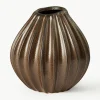 Handgemaakte vaas Wide met reactief glazuur, H 15 cm^Broste Copenhagen Clearance