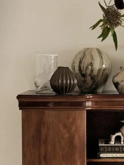 Handgemaakte vaas Wide met reactief glazuur, H 15 cm^Broste Copenhagen Clearance