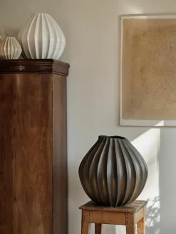 Handgemaakte vaas Wide met reactief glazuur, H 40 cm^Broste Copenhagen Fashion