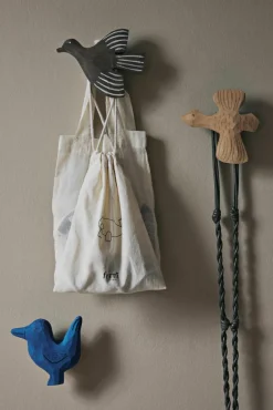 Handgemaakte wandhaak Billie Bird van^ferm LIVING Kids Outlet