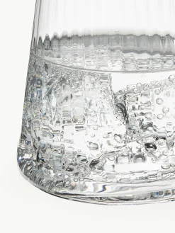 Handgemaakte waterglazen Cami met groefstructuur, 4 stuks^Westwing Collection Online
