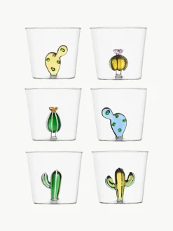 Handgemaakte waterglazen Desert Plants, 6-delig^ICHENDORF Sale