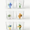 Handgemaakte waterglazen Marine Garden, 6-delig^ICHENDORF Sale