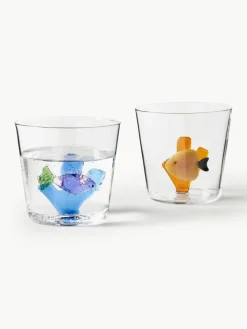 Handgemaakte waterglazen Marine Garden, 6-delig^ICHENDORF Sale