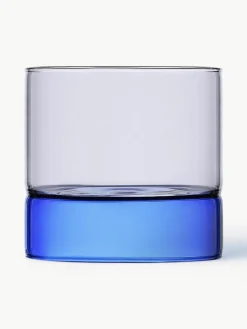 Handgemaakte waterglazen bamboe Groove, 2 stuks^ICHENDORF Sale
