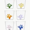 Handgemaakte waterglazen Coral Reef, 6-delig^ICHENDORF Sale