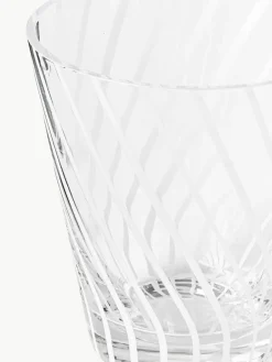 Handgemaakte waterglazen Carson, 4 stuks^Westwing Collection New