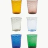 Handgemaakte waterglazen Veneziano, 6-delig^zafferano Sale