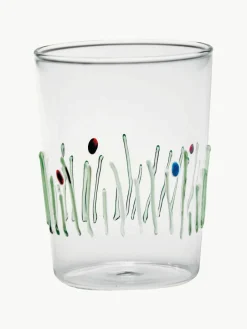 Handgemaakte waterglazen Quattro, set van 4^zafferano Outlet