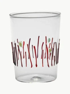 Handgemaakte waterglazen Quattro, set van 4^zafferano Outlet