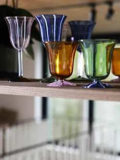 Handgemaakte waterglazen Eve van borosilicaatglas, 2 stuks^&k Amsterdam Fashion