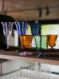 Handgemaakte waterglazen Eve van borosilicaatglas, 2 stuks^&k Amsterdam Fashion