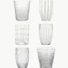 Handgemaakte waterglazen Melting, 6-delig^zafferano Clearance