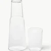 Handgemaakte waterkaraf en waterglas Torre, set van 2^ICHENDORF Best