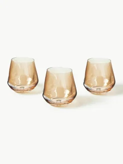 Handgemaakte waxinelichthoudersset Lustre, set van 3^Westwing Collection Fashion