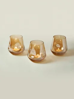 Handgemaakte waxinelichthoudersset Lustre, set van 3^Westwing Collection Fashion