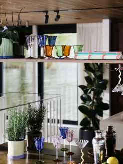 Handgemaakte wijnglazen Eve van borosilicaatglas, 2 stuks^&k Amsterdam Hot