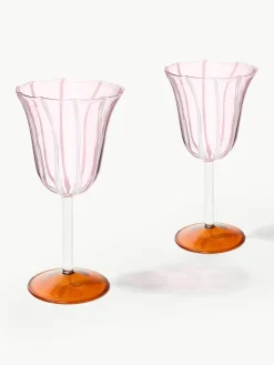 Handgemaakte wijnglazen Eve van borosilicaatglas, 2 stuks^&k Amsterdam Hot