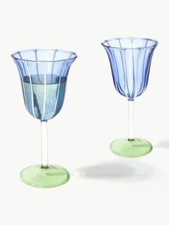 Handgemaakte wijnglazen Eve van borosilicaatglas, 2 stuks^&k Amsterdam Best
