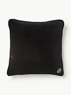 Handgemaakte wollendecoratief kussen Lips Smolder^Jonathan Adler New