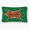 Handgemaakte wollendecoratief kussen Tiger^Jonathan Adler Sale