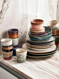 Handgemaakte XS beker 70's, 4-delig^HKLIVING Discount