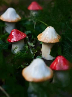 Handgemaakte zout- en peperstrooier Mushi, set van 2^Byon Outlet