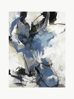 Handgeschilderd canvas print Blue vibes^Malerifabrikken Sale