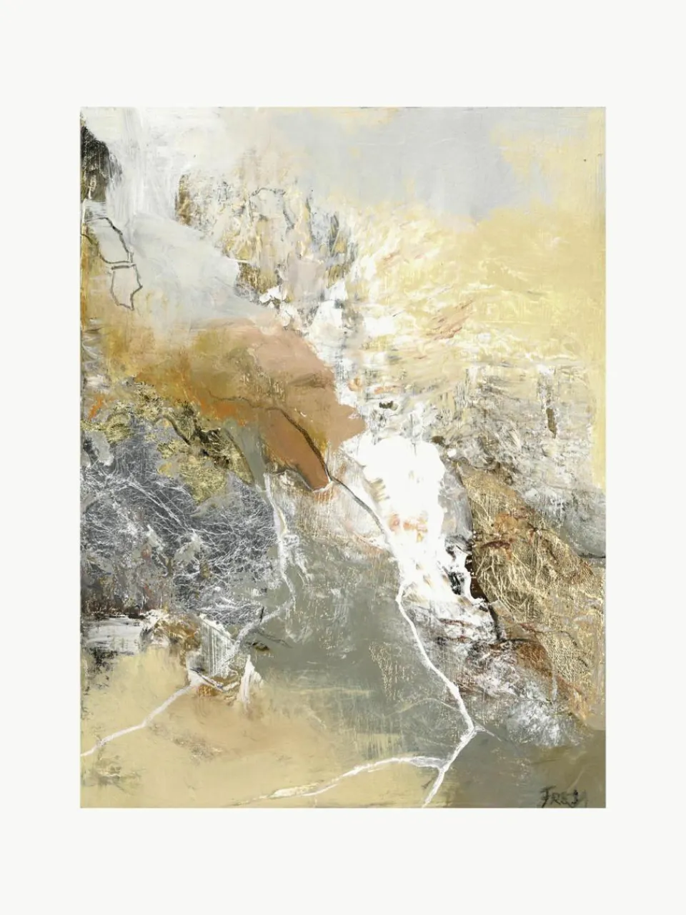 Handgeschilderde canvas print Sunny Days^Malerifabrikken New