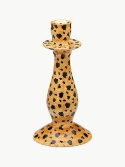 Handgeschilderde kandelaar Leopard^Anna + Nina New