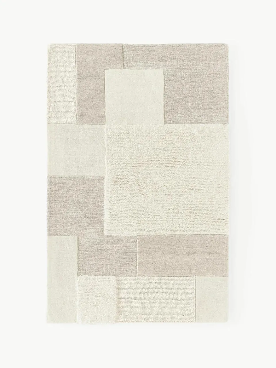 Handgetuft hoogpolig vloerkleed Titus^Westwing Collection Best